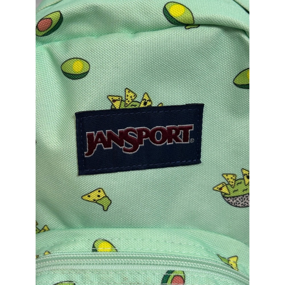 JanSport Half Pint Mini Backpack Avocado Guacamole Nachos Mint Green JS00TDH6 - Picture 3 of 10